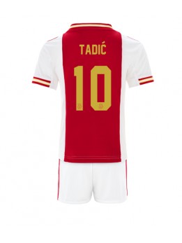 Ajax Dusan Tadic #10 Heimtrikotsatz für Kinder 2022-23 Kurzarm (+ Kurze Hosen)
